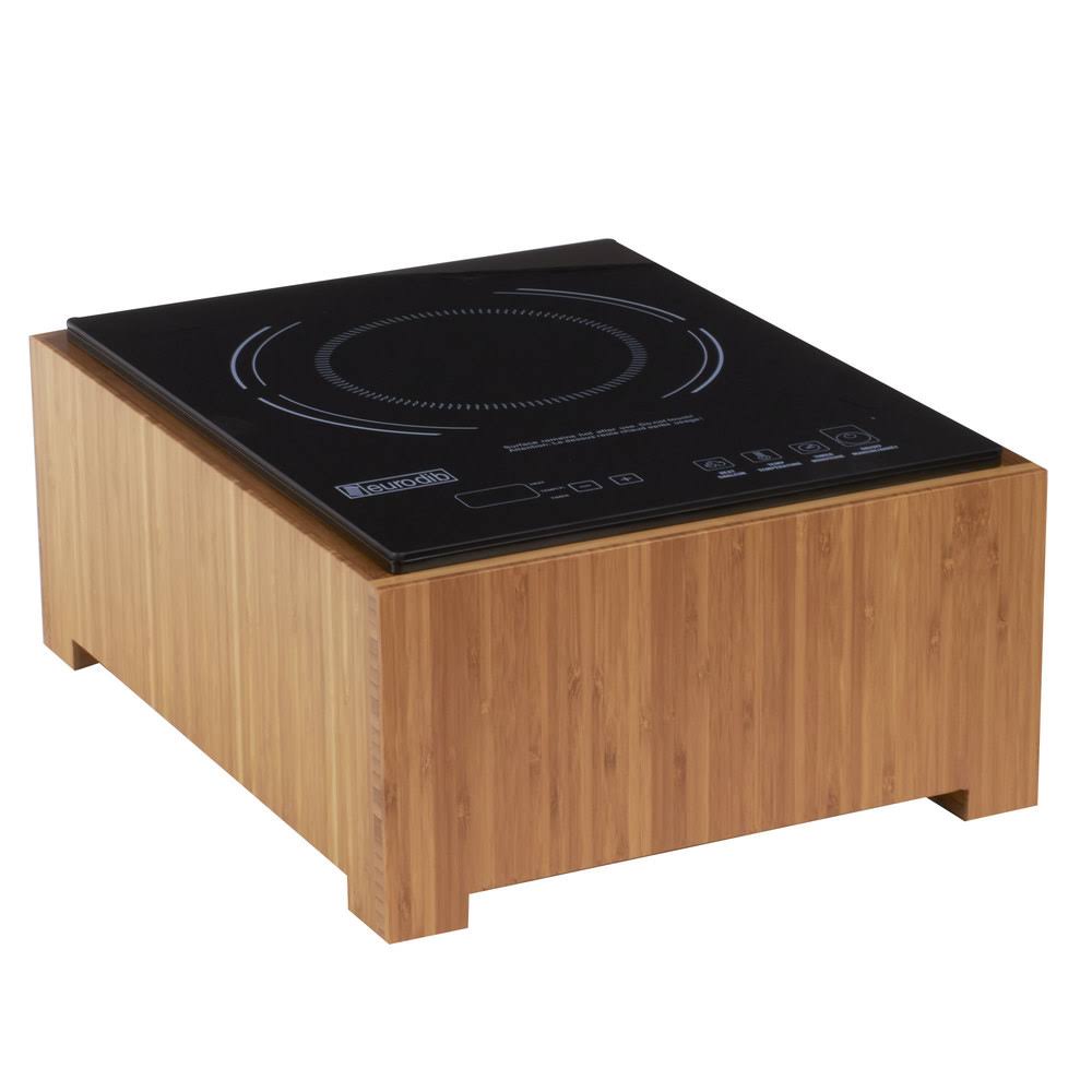 Bamboo Countertop Induction Cooker, 120V, 1600W J962753