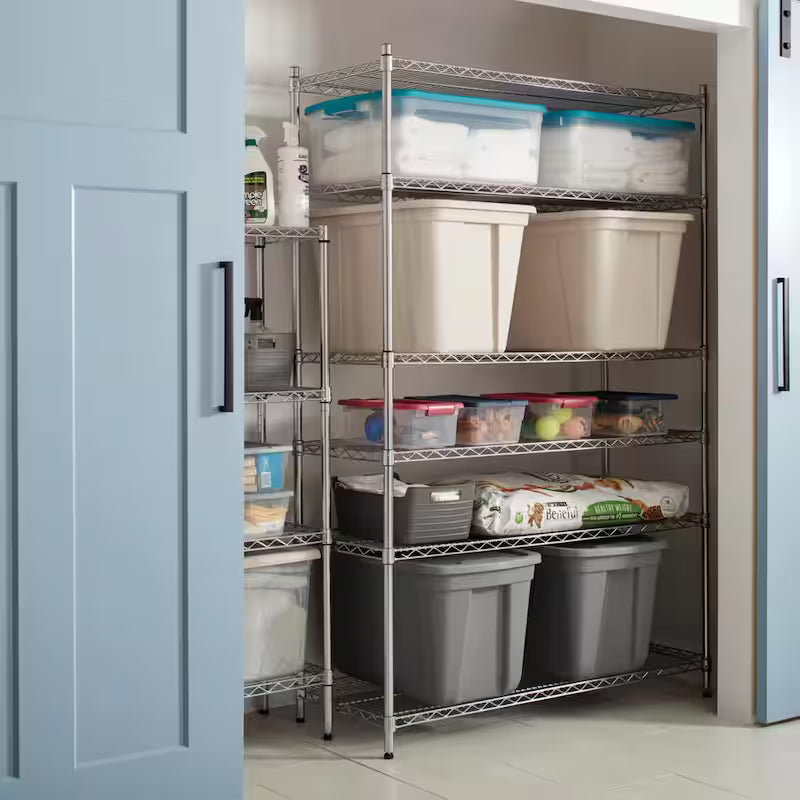 6-Tier Heavy Duty Steel Wire Shelving Unit Z69660
