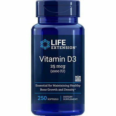 Vitamin D3 1000 IU 250 Softgels C710