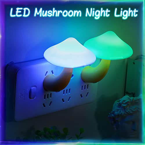 20 Pcs LED Color Changing Mushroom Night Light S4756