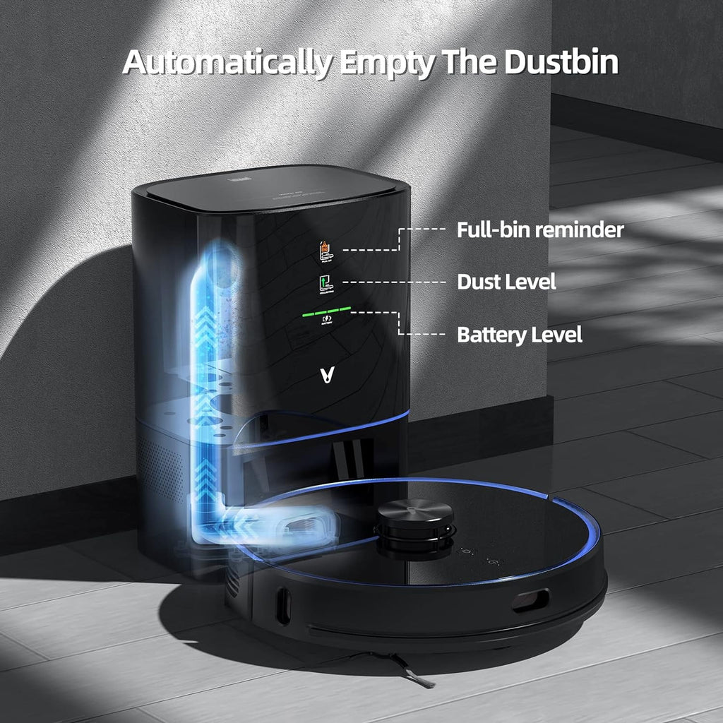 Robot Vacuum Cleaner Self-Emptying 2700Pa 3 in 1 Smart Mapping J229786