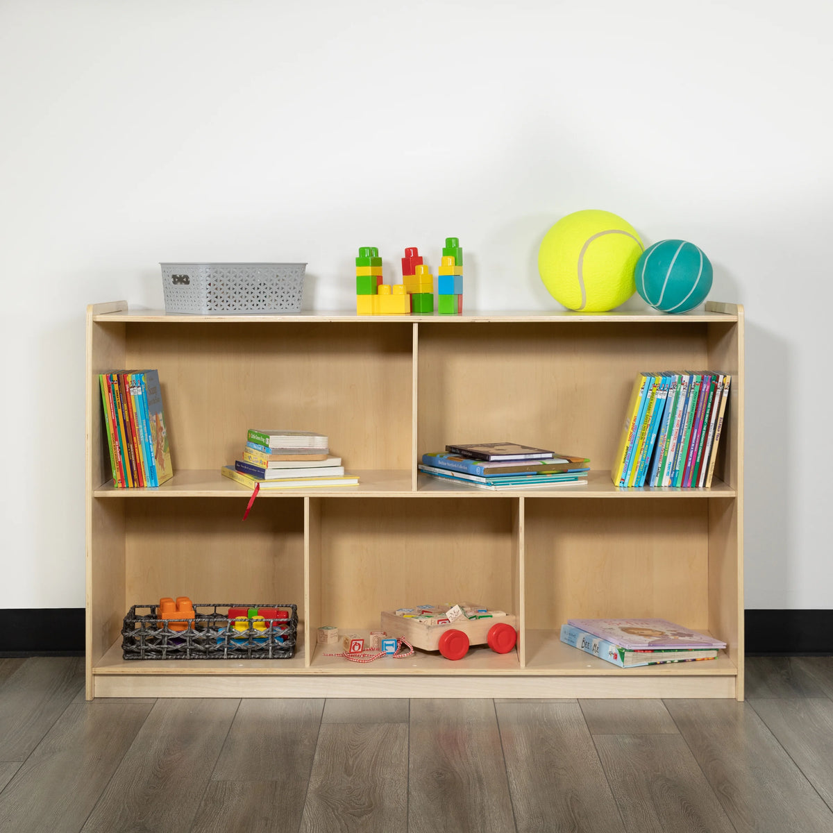 Wooden 5 Section Storage Cabinet Q24064