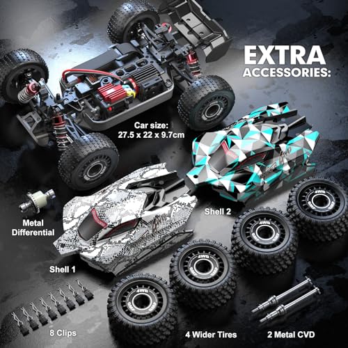 1/16 4WD Brushless RC Buggy with 2S 2000 mAh Battery L24034