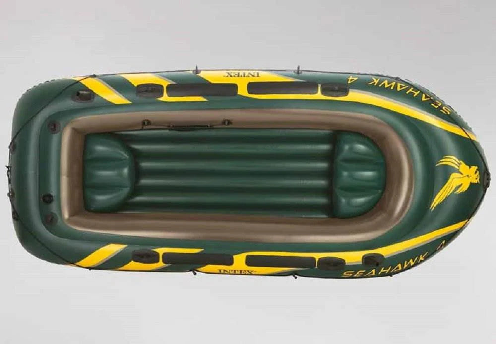 4 Person Inflatable Boat Set with Oars & Air Pump I2876