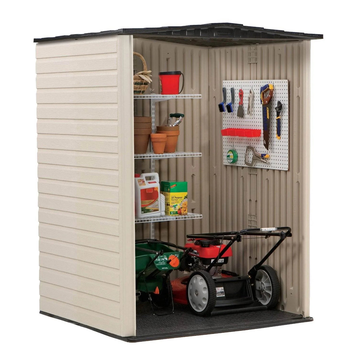 Medium Vertical Resin Storage Shed L10036