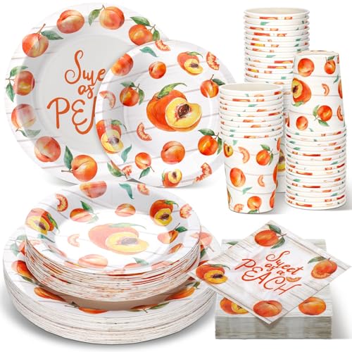 250 Pcs Fall Disposable Tableware Set Serves 50 K297