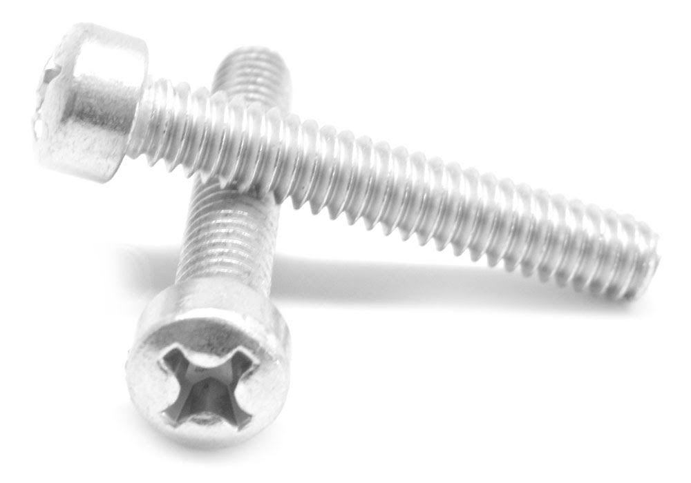 1/4-20 x 1 1/2 Coarse Thread Machine Screw Phillips Fillister Head Low Carbon Steel Zinc Plated U383