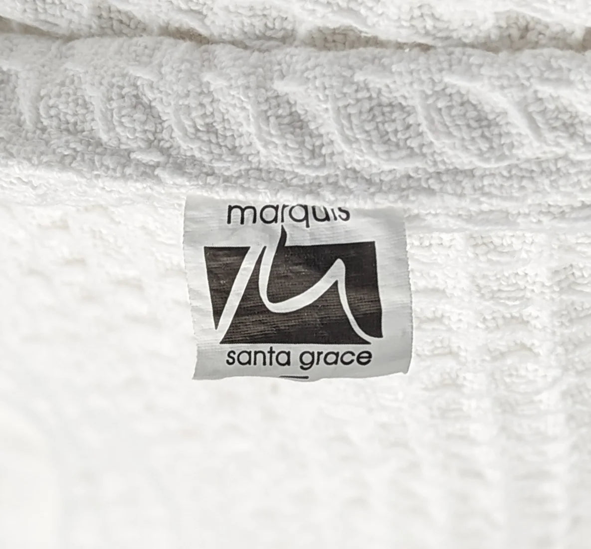 100% Cotton King White Waffle Blanket V6719