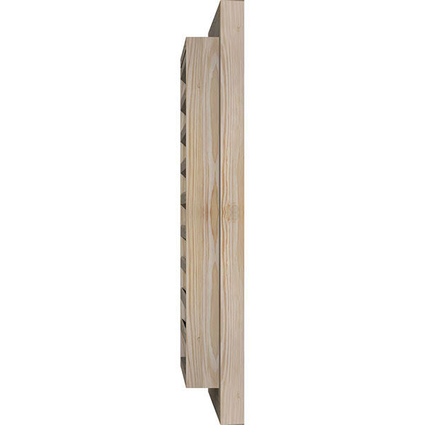 Primed Vertical Gable Vent U4814