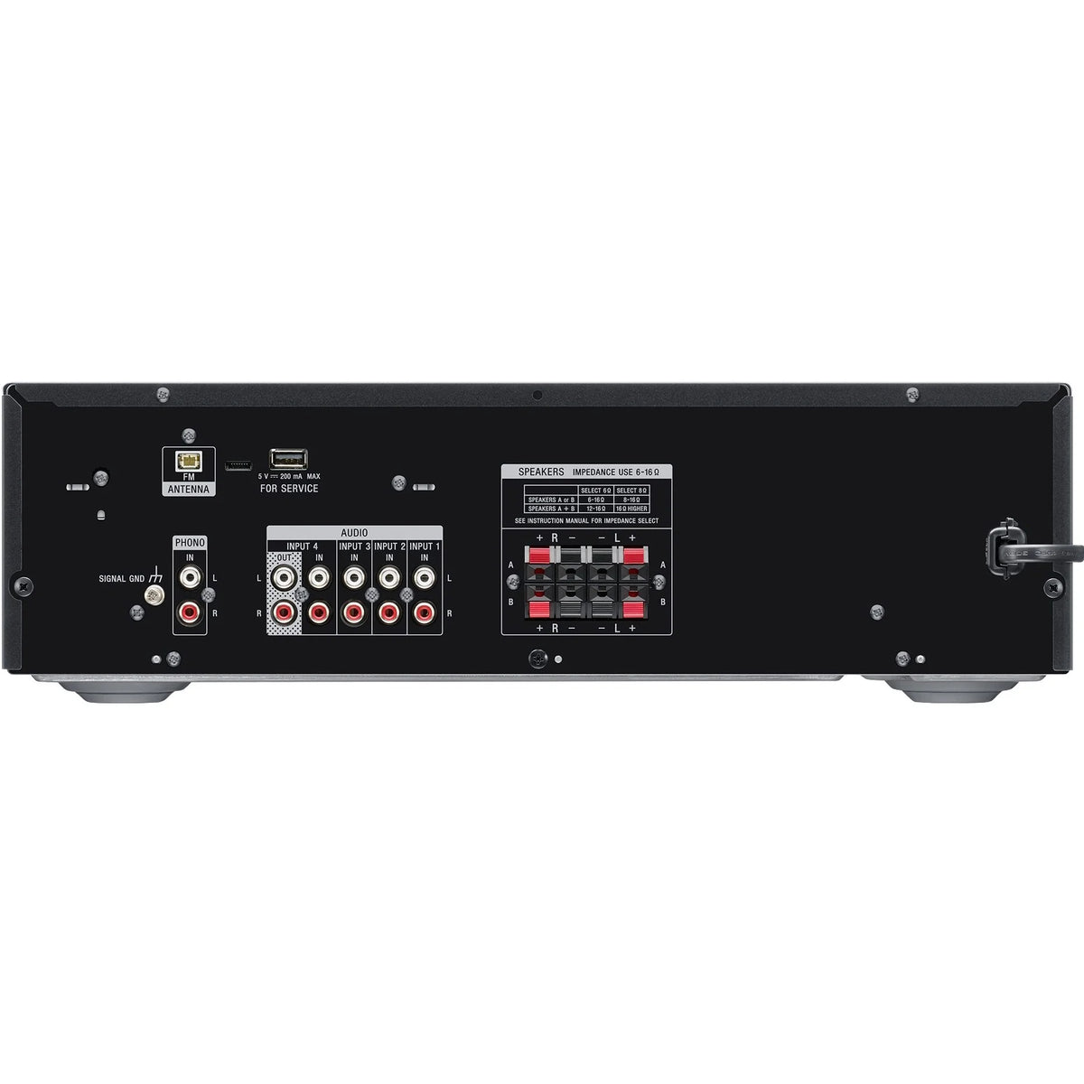 Stereo Receiver with Phono Input and Bluetooth Connectivity I730617