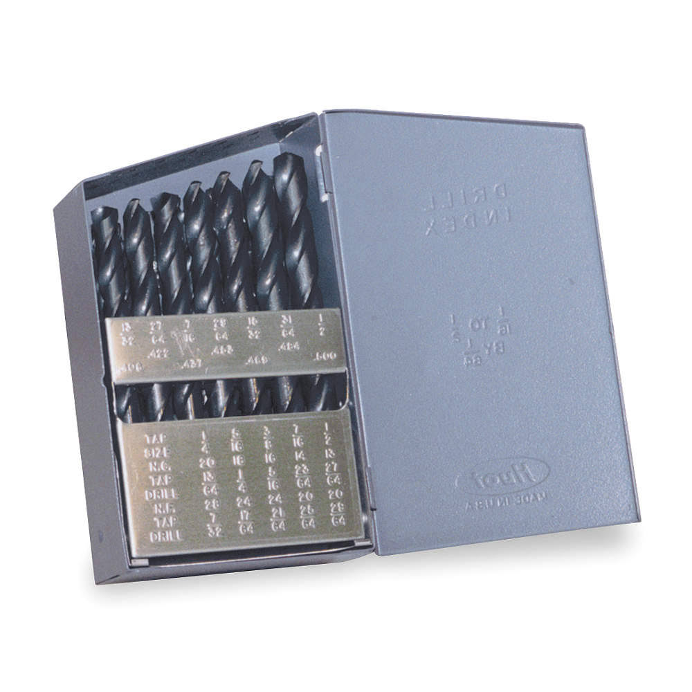 Black Oxide Jobber Drill Bit Set R371
