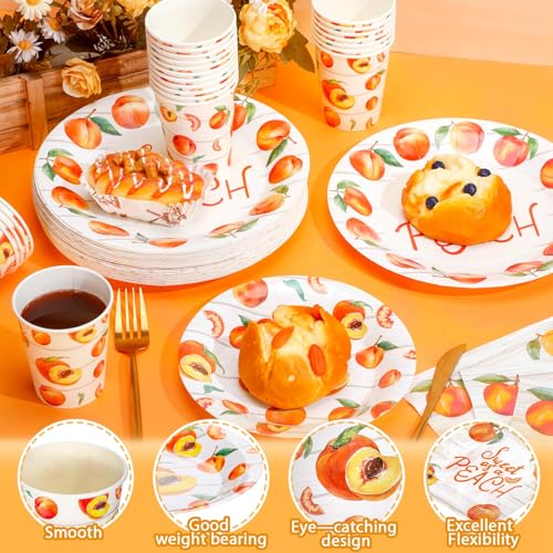 250 Pcs Fall Disposable Tableware Set Serves 50 K297
