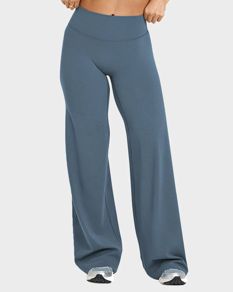 High-Waisted Wide-Leg Yoga Pants W808763