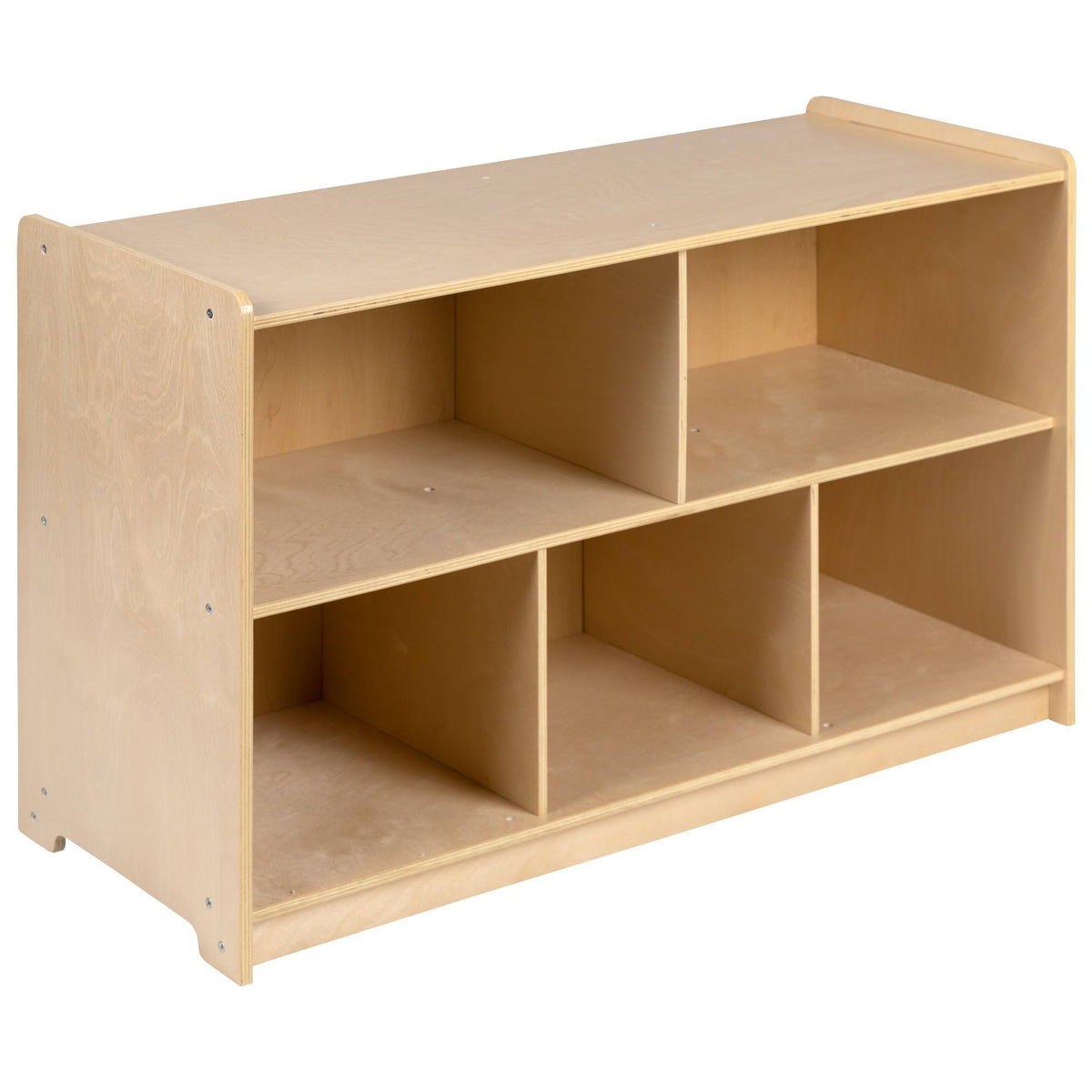 Wooden 5 Section School Classroom Storage Cabinet D9944
