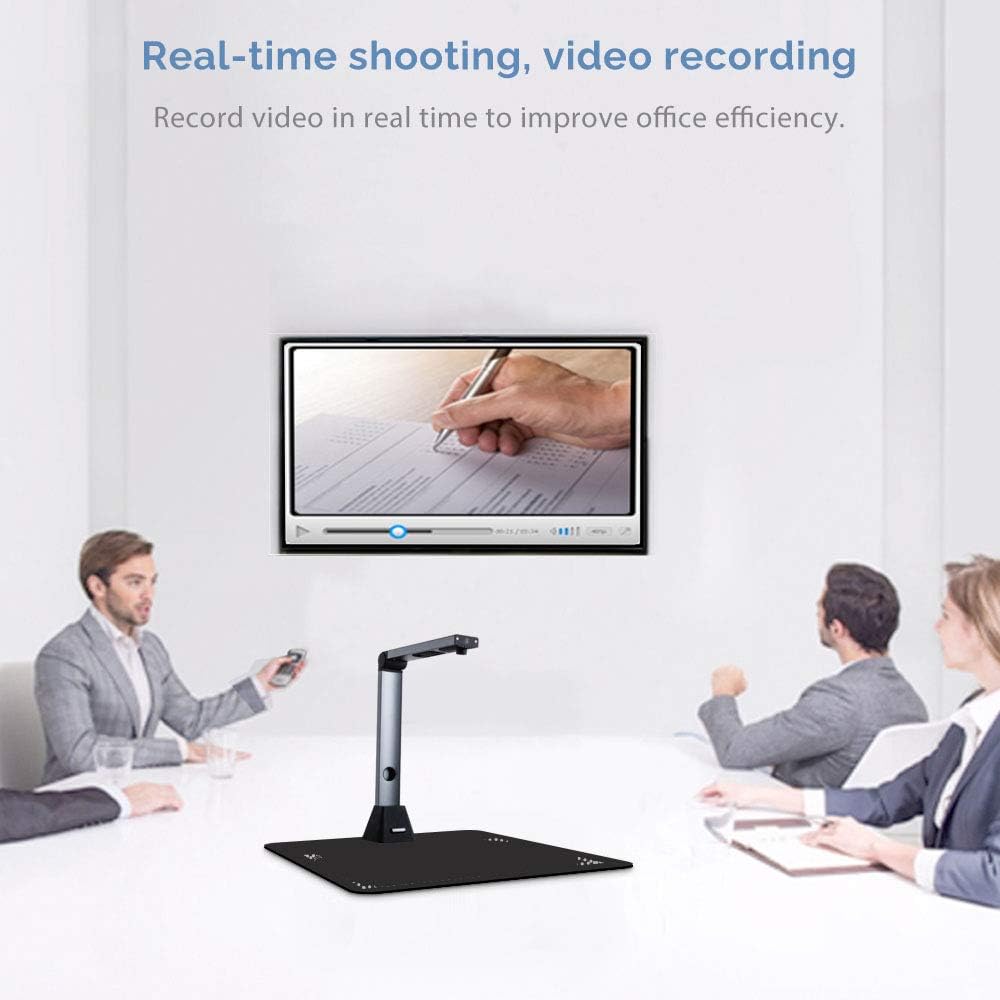 Document Camera & Overhead Scanner X3: Portable 8MP High Definition Capture Size A3 Multi-Language OCR USB Doc Cam F799