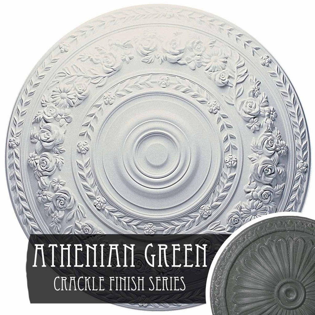 Rose Ceiling Medallion Antique Copper E62281