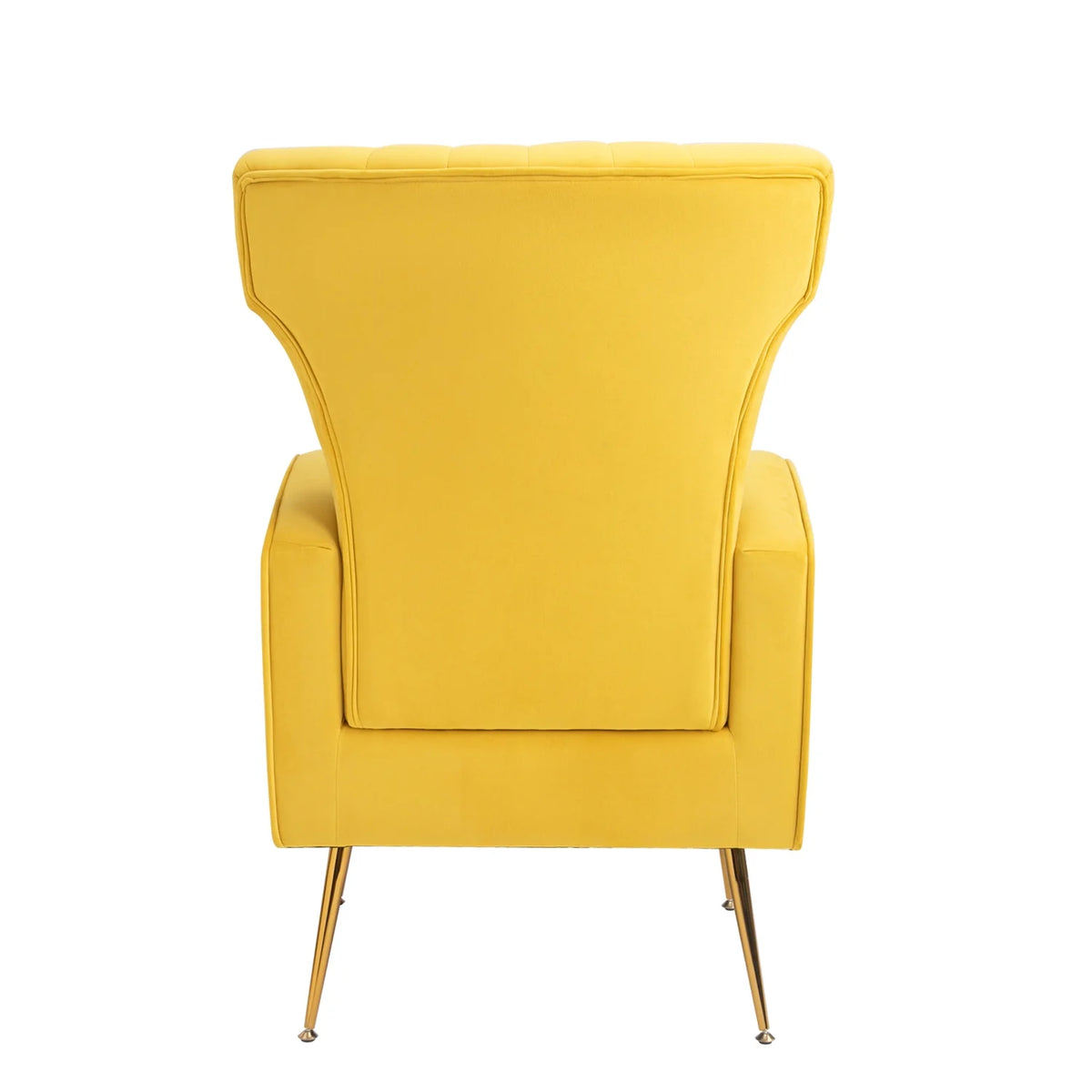 Velvet Wingback Accent Chair with Gold Legs D3295