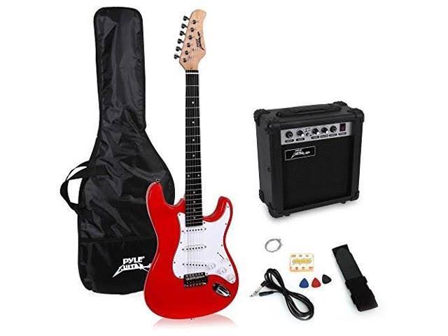 Full Size Electric Guitar Package with Amp and Case J207