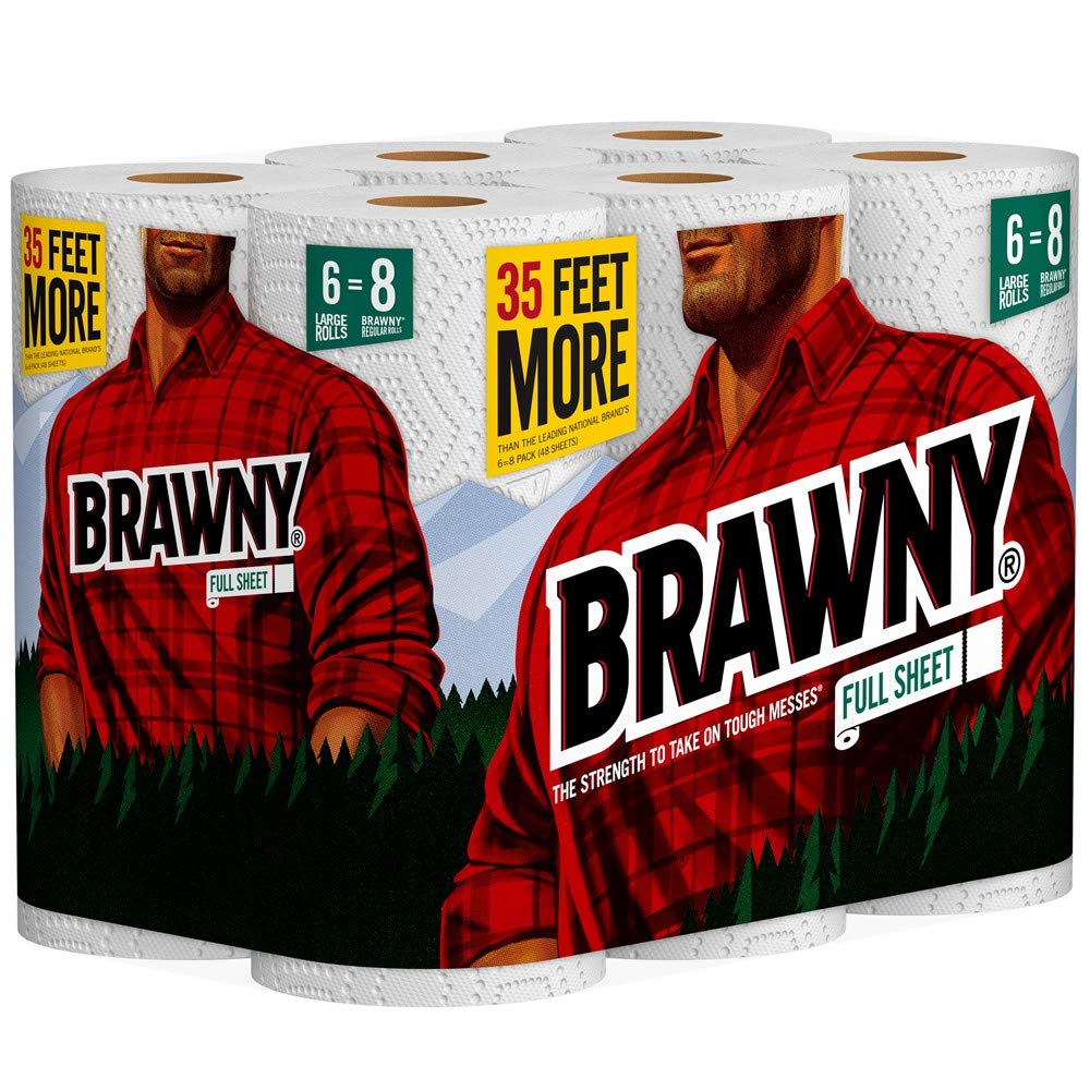 6 Large Rolls Full Sheet Paper Towels L925580