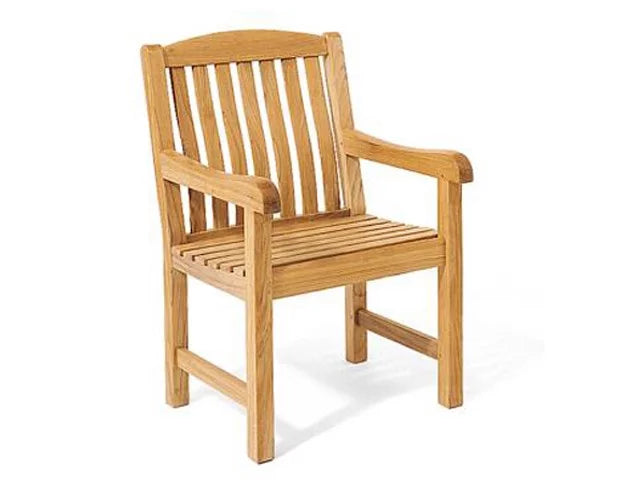 3 Pc Grade-A Teak Dining Set with 2 Arm Chairs O2947