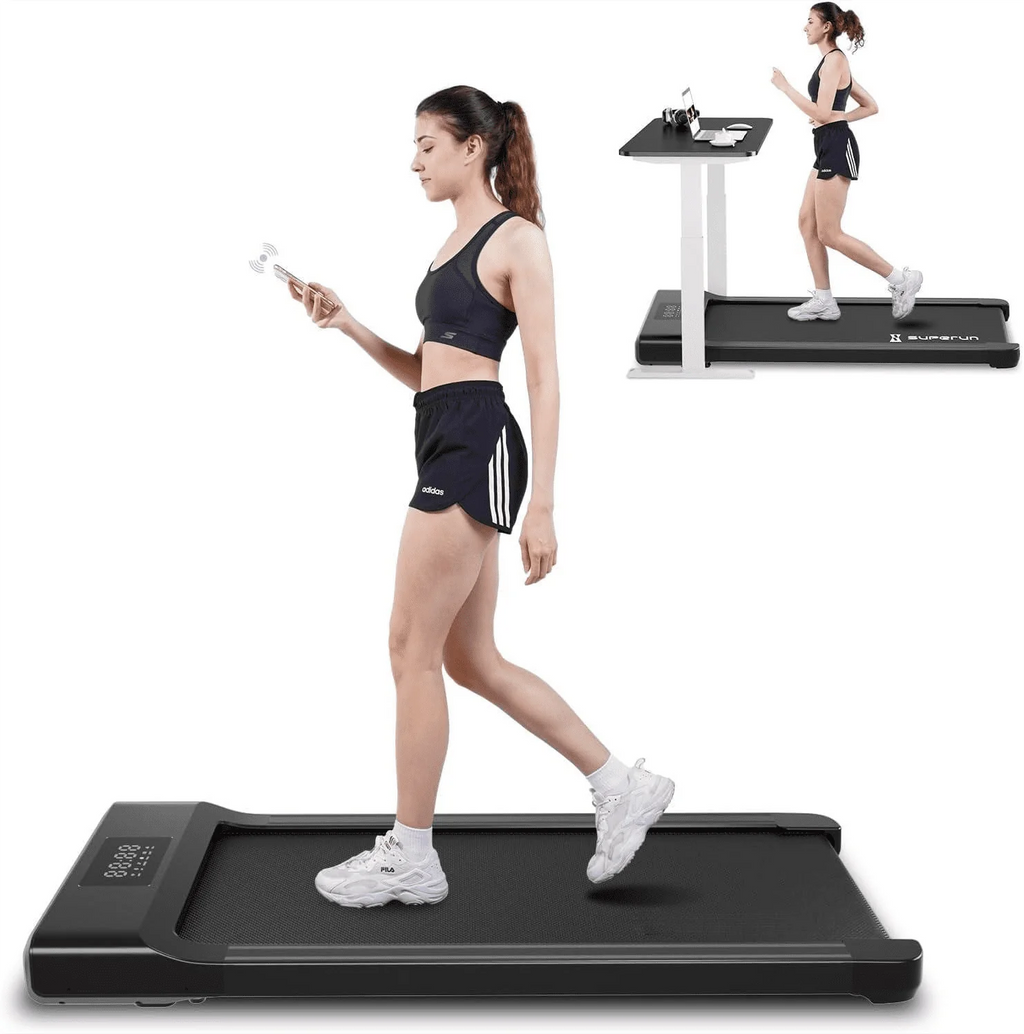 300lb 2.5HP Under Desk Treadmill with LED Display Y946396
