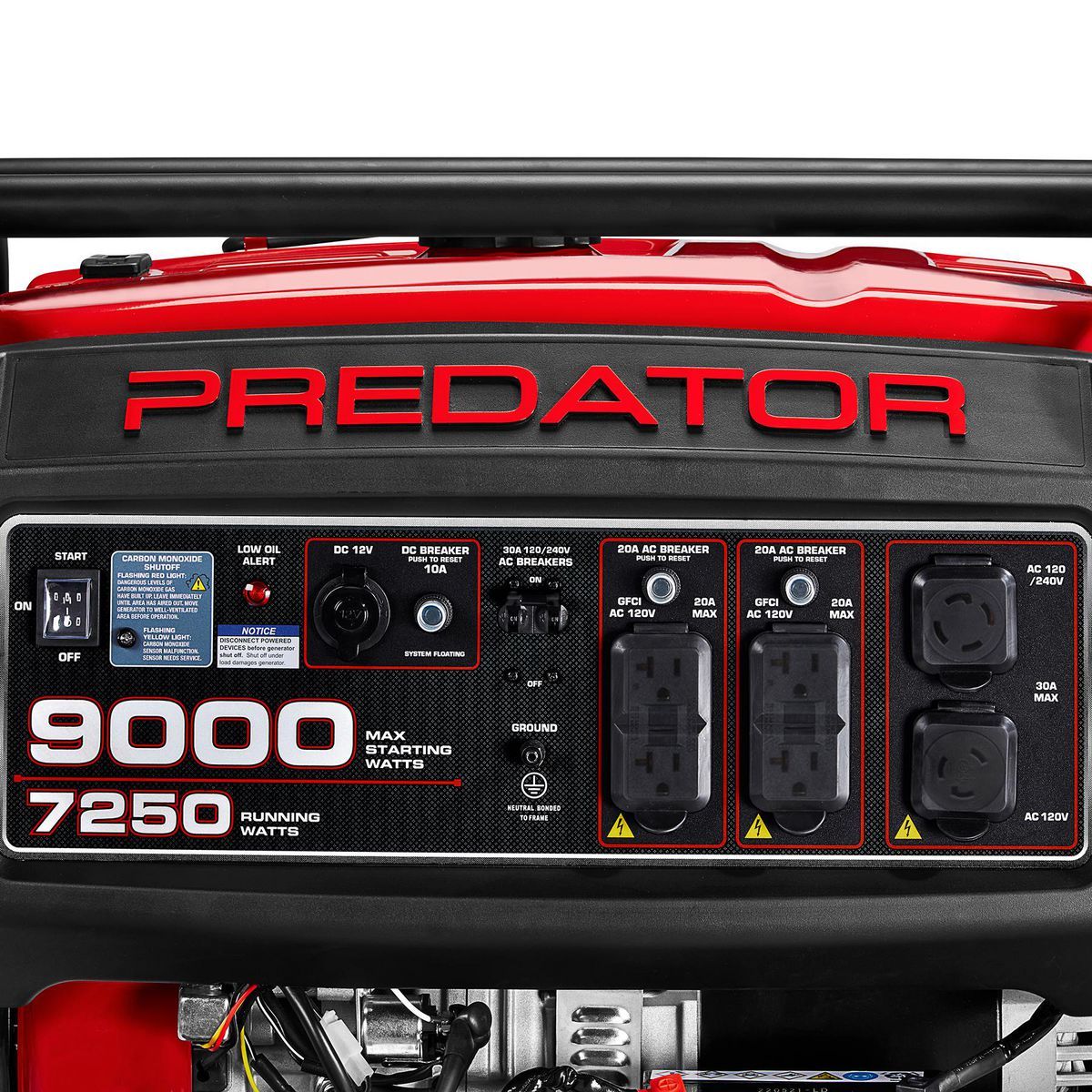 9000 Watt Gas-Powered Portable Generator L300509
