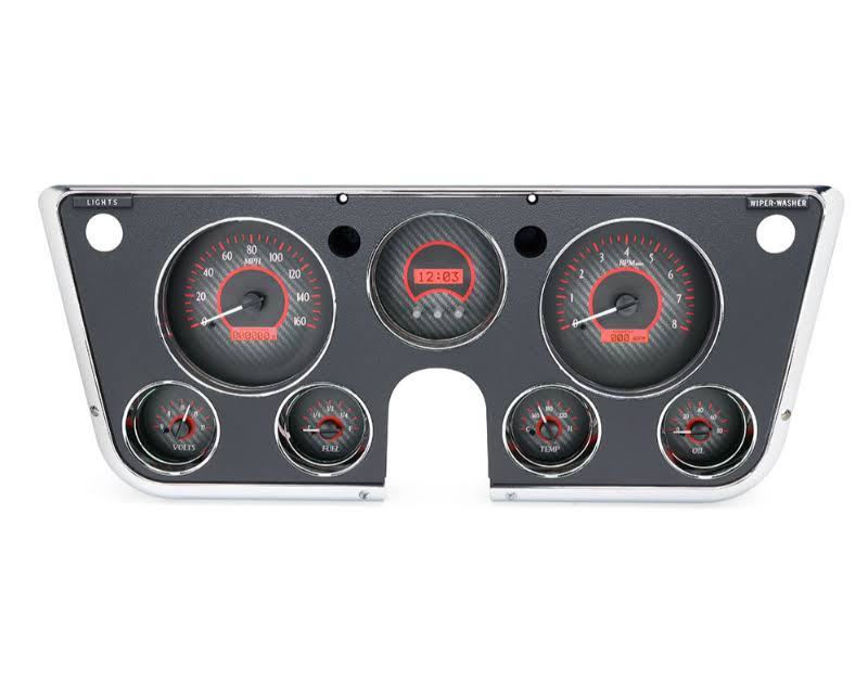 Analog Gauges Carbon Red Y511986
