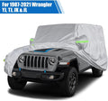 All Weather Waterproof Car Cover with Door Zipper W2293