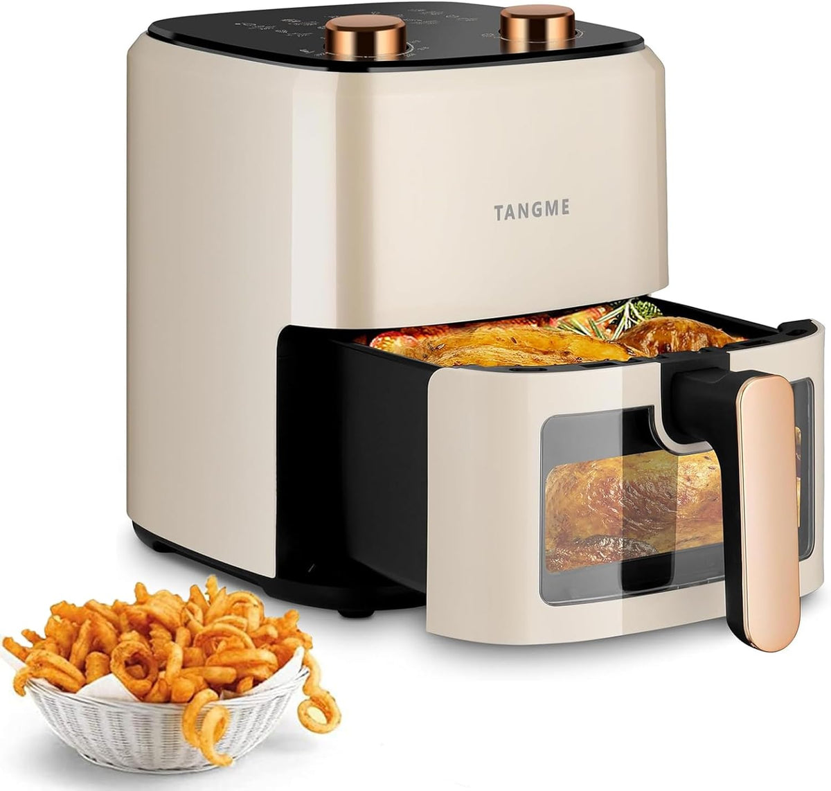 5.8Quart Air Fryer Oven with Viewing Window Non-stick Basket I47237