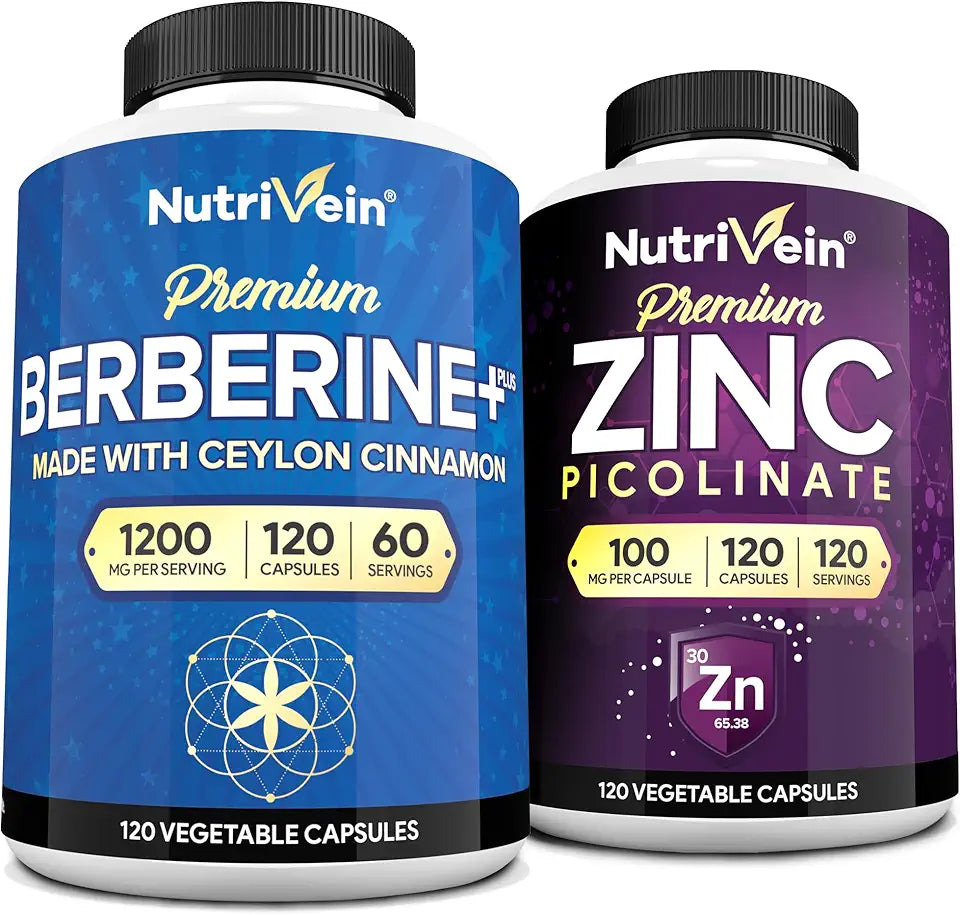 Zinc Picolinate & Berberine Supplement Bundle A2702