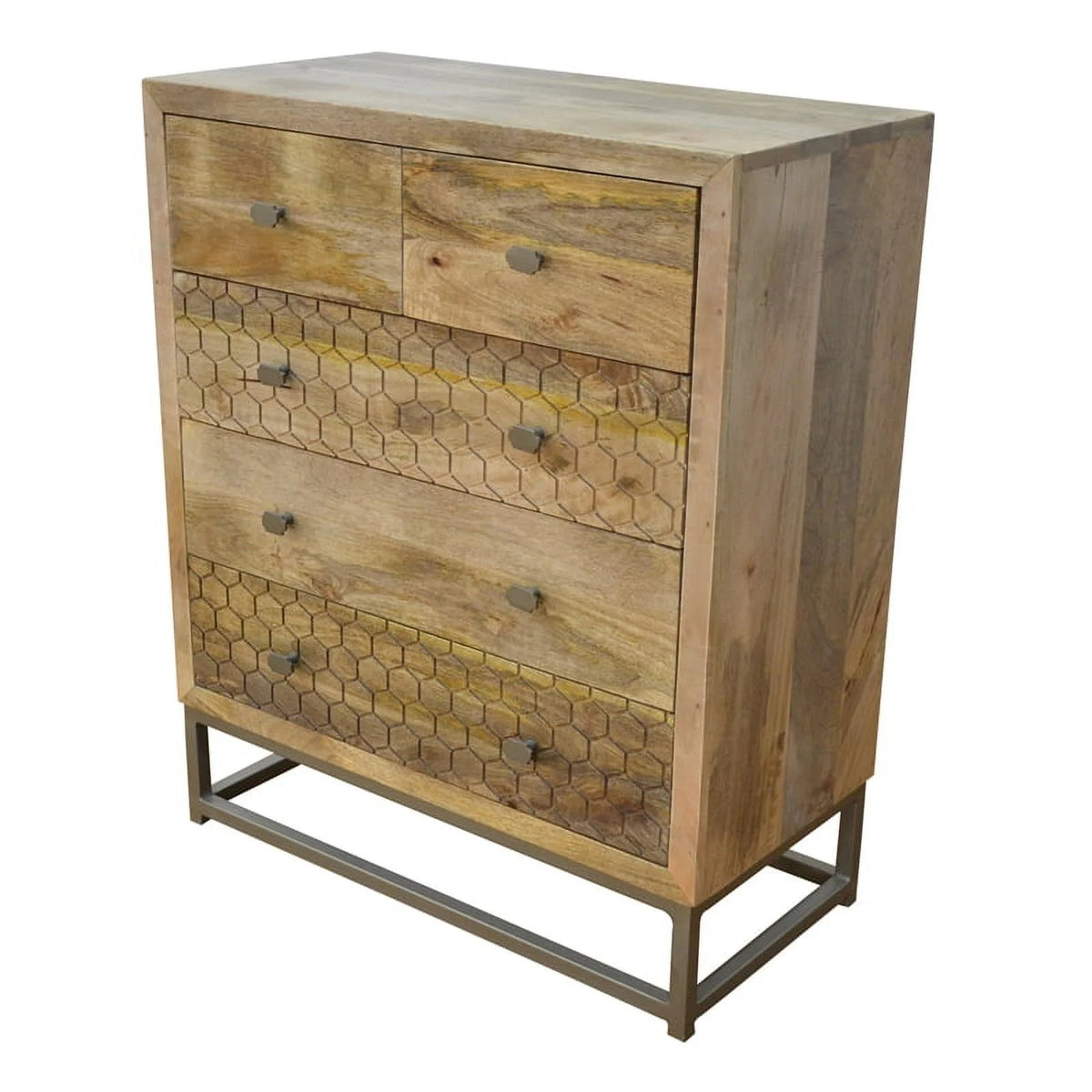 5 Drawer Solid Wood Dresser E4283
