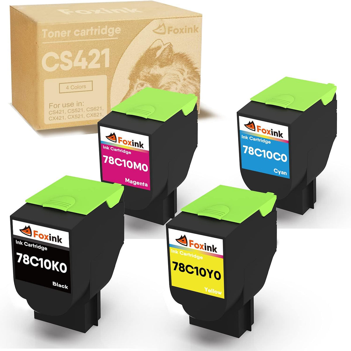 Remanufactured Toner Cartridge 4pack F895292