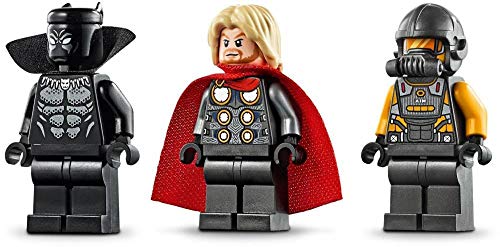 Black Panther and Thor Buildable Superhero Toy (226 Pieces) Z122