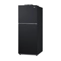 24" Wide Break Room Refrigerator-Freezer Black Z2807