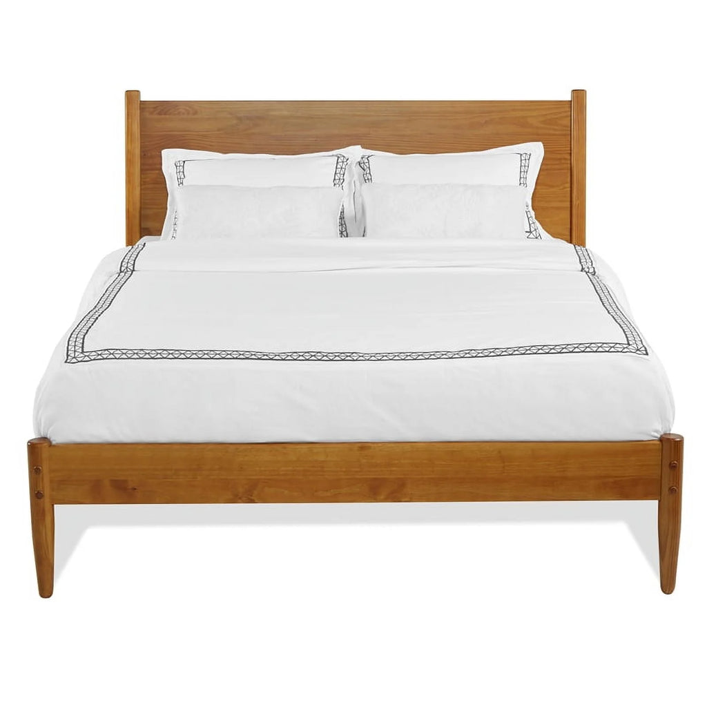 Solid Wood Queen Panel Bed F61258
