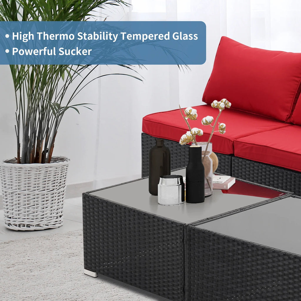 7 Pcs Outdoor Patio Sofa Set B947