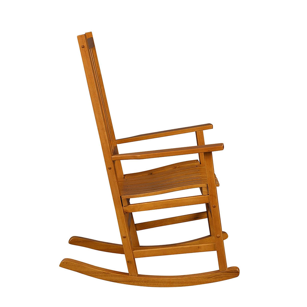Warm Brown Wood Rocking Chair B81378