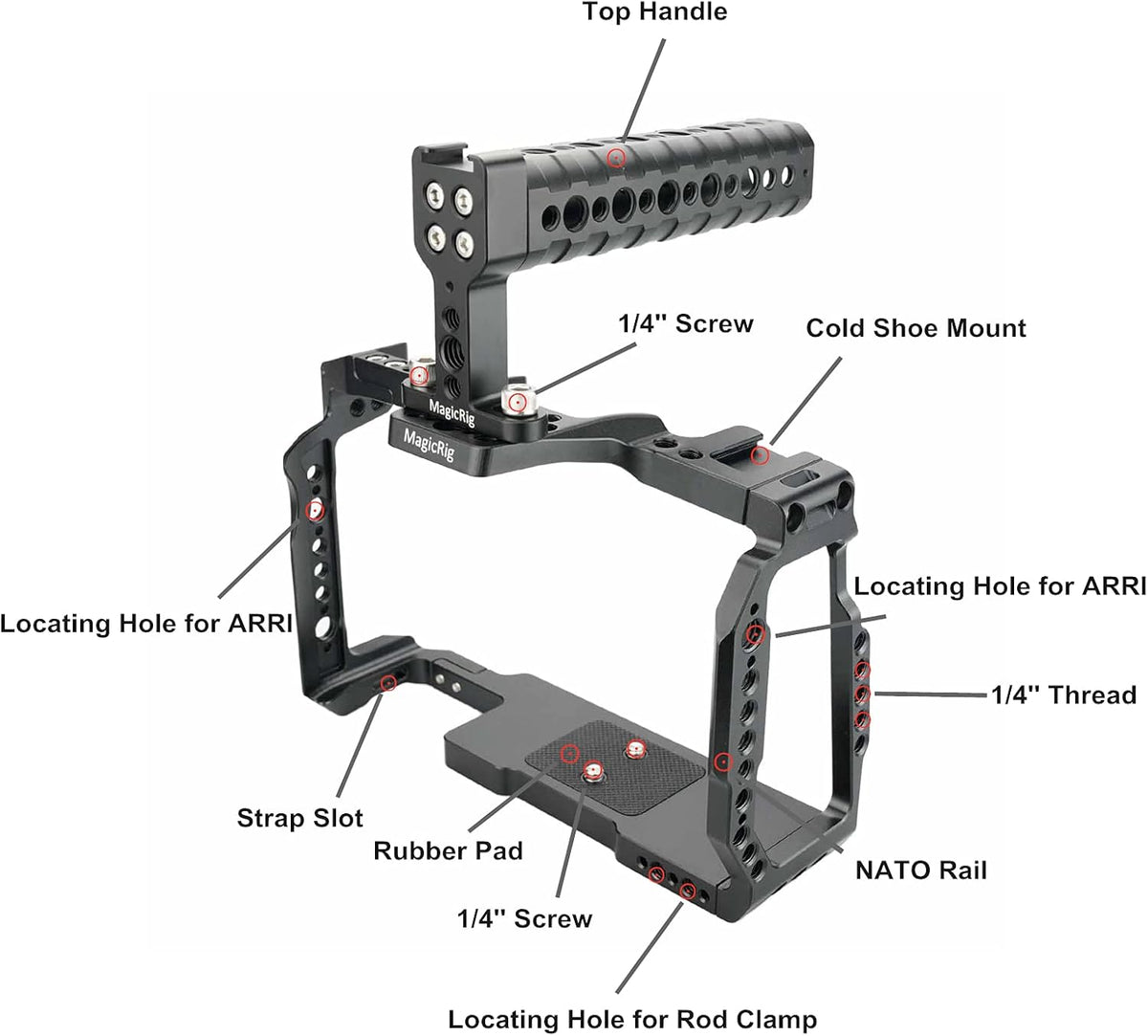 Camera Cage with Top Handle P696030