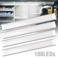 4pc RV Car Interior Led Ceiling Lights Strip Bar Boat Camper Trailer 10W Bright White L5922