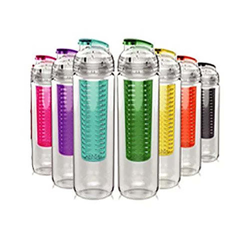 27 oz Dome Fruit Infuser Water Bottle Yellow I144383