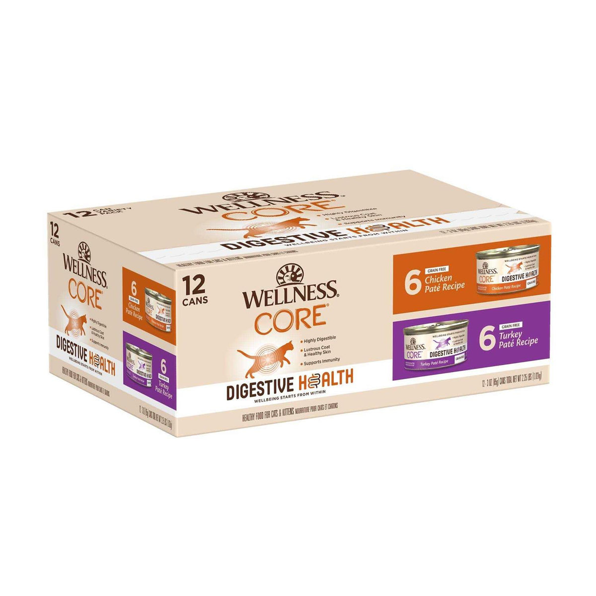 Chicken & Turkey Pate Variety Pack Wet Cat Food Q19473