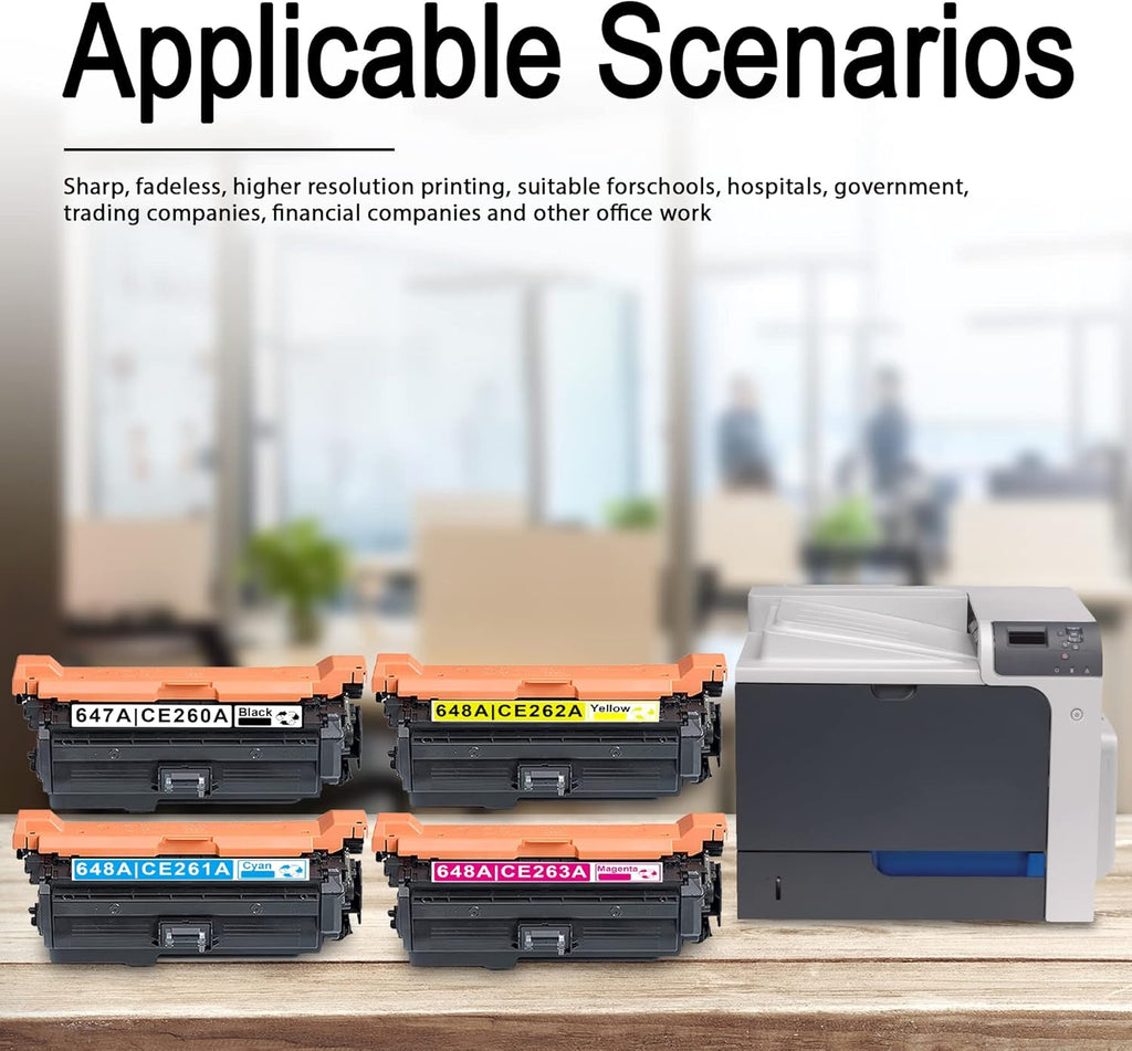 4 Pack Compatible Remanufactured Toner Cartridge Replacement C271