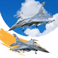 64mm EDF Jet Remote Control Airplane Battlefield Gray PNP R148885