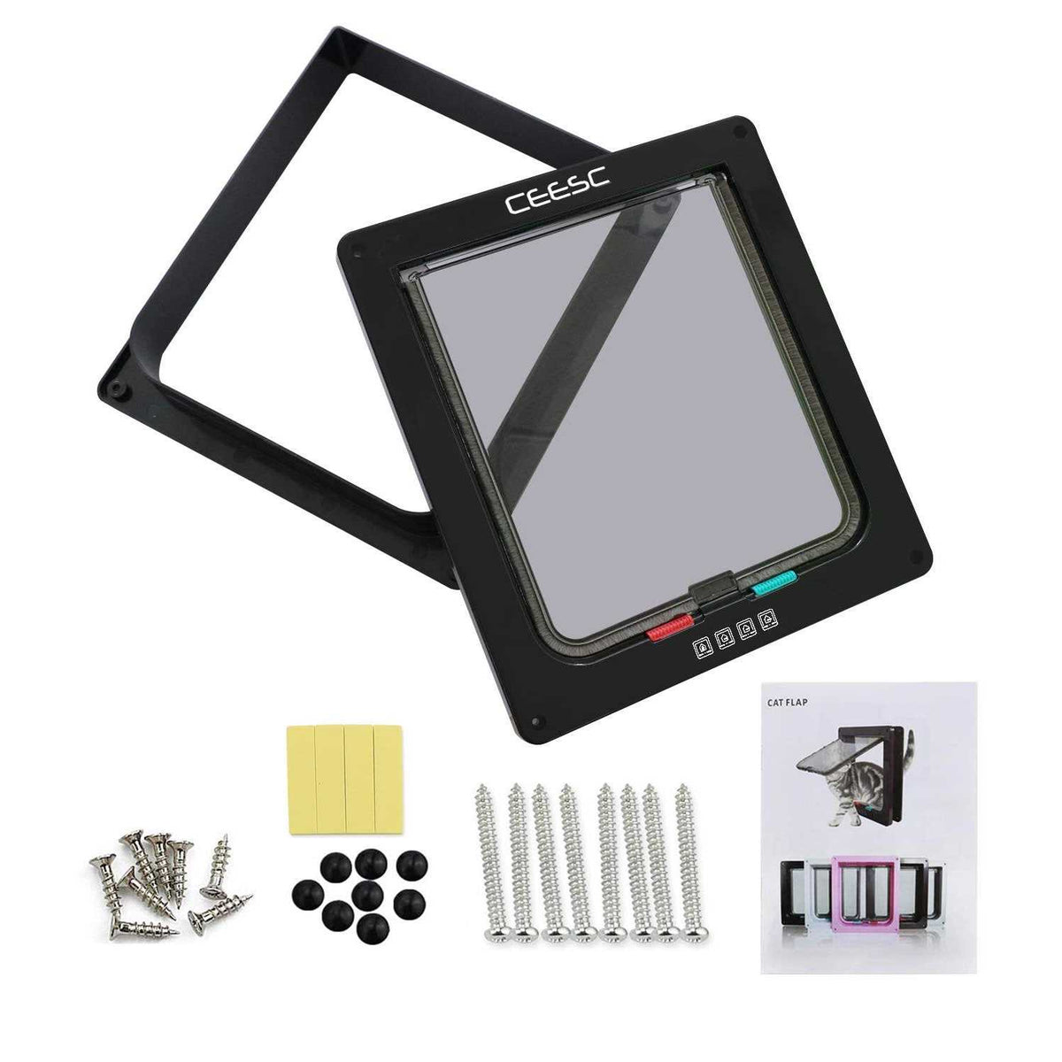 Extra Large Cat Door 4 Way Locking N258