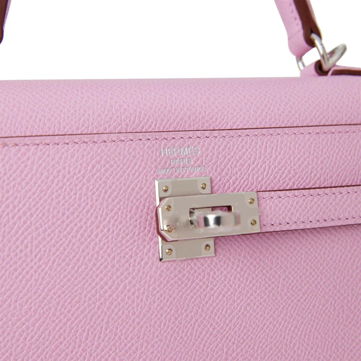 Mauve Sylvestre Epsom Palladium Hardware Kelly Sellier 25 N710