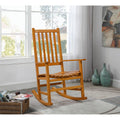 Warm Brown Wood Rocking Chair B81378