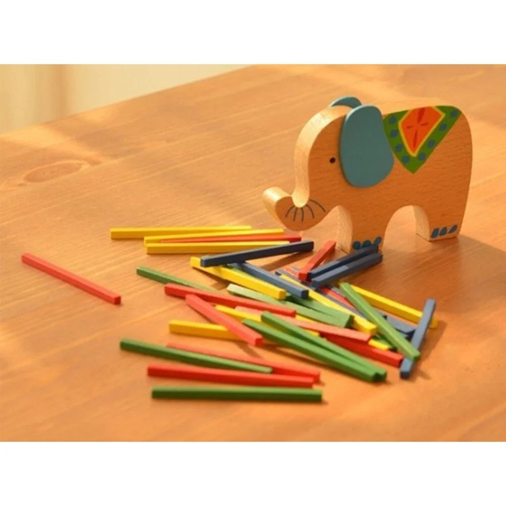Wooden Stackable Building Blocks Set Educational Toys Z616