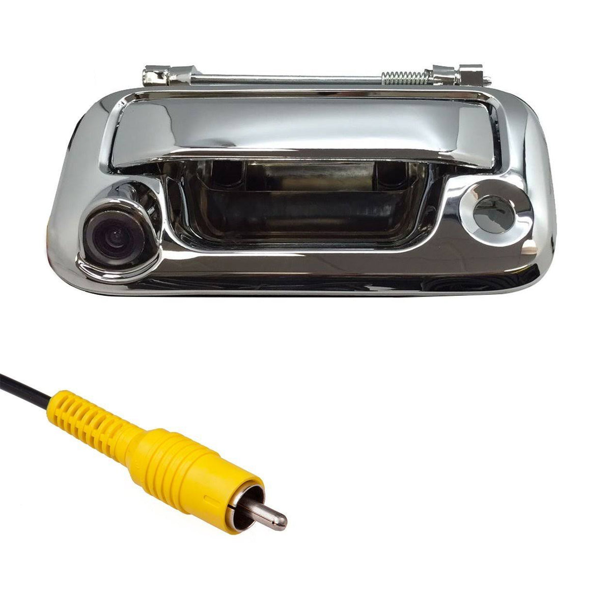 Chrome Tailgate Backup Reverse Handle with Camera C5347
