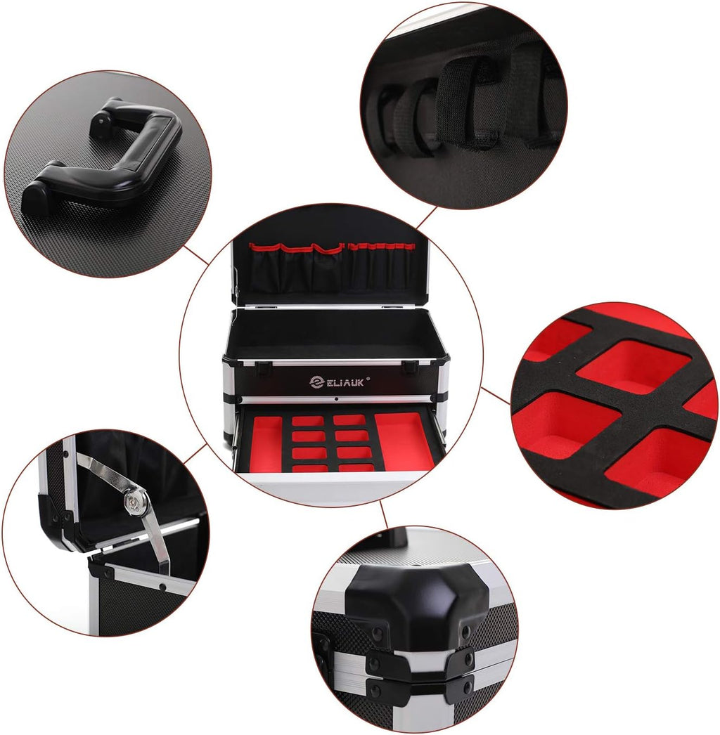 Portable Aluminum Tool box with Drawer L82683