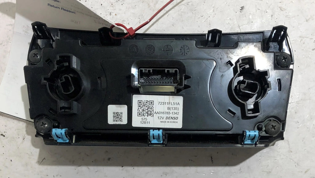 17-19 Subaru Impreza Heater AC Temperature Climate Controls K6746